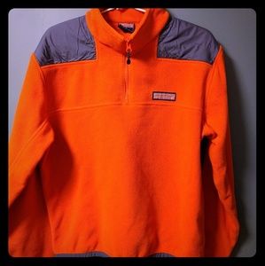 Vineyard Vines mens sz small orange fleece